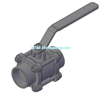 Шаровой стальной кран с/с полнопроходной, с рукояткой, Ду 8-100 Ру 40/63, BV17 от компании ООО "ЭПМ-Инжиниринг"